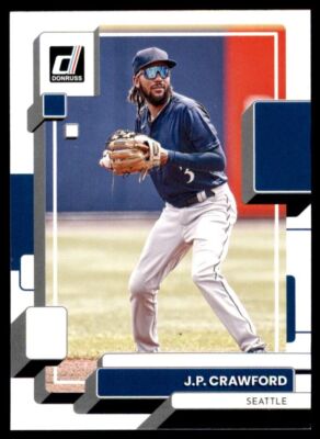2022 Donruss J.P. Crawford Seattle Mariners #137