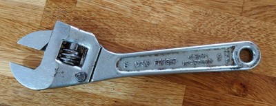Vintage AIGO 200mm Ratsche verstellbarer Schraubenschlüssel Auto Schraubenschlüssel
