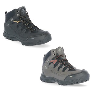 trespass mens finley mid waterproof hiking boots