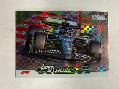 Lance Stroll 2024 Topps Paddock Pass Formula 1 #42 Card Checkered