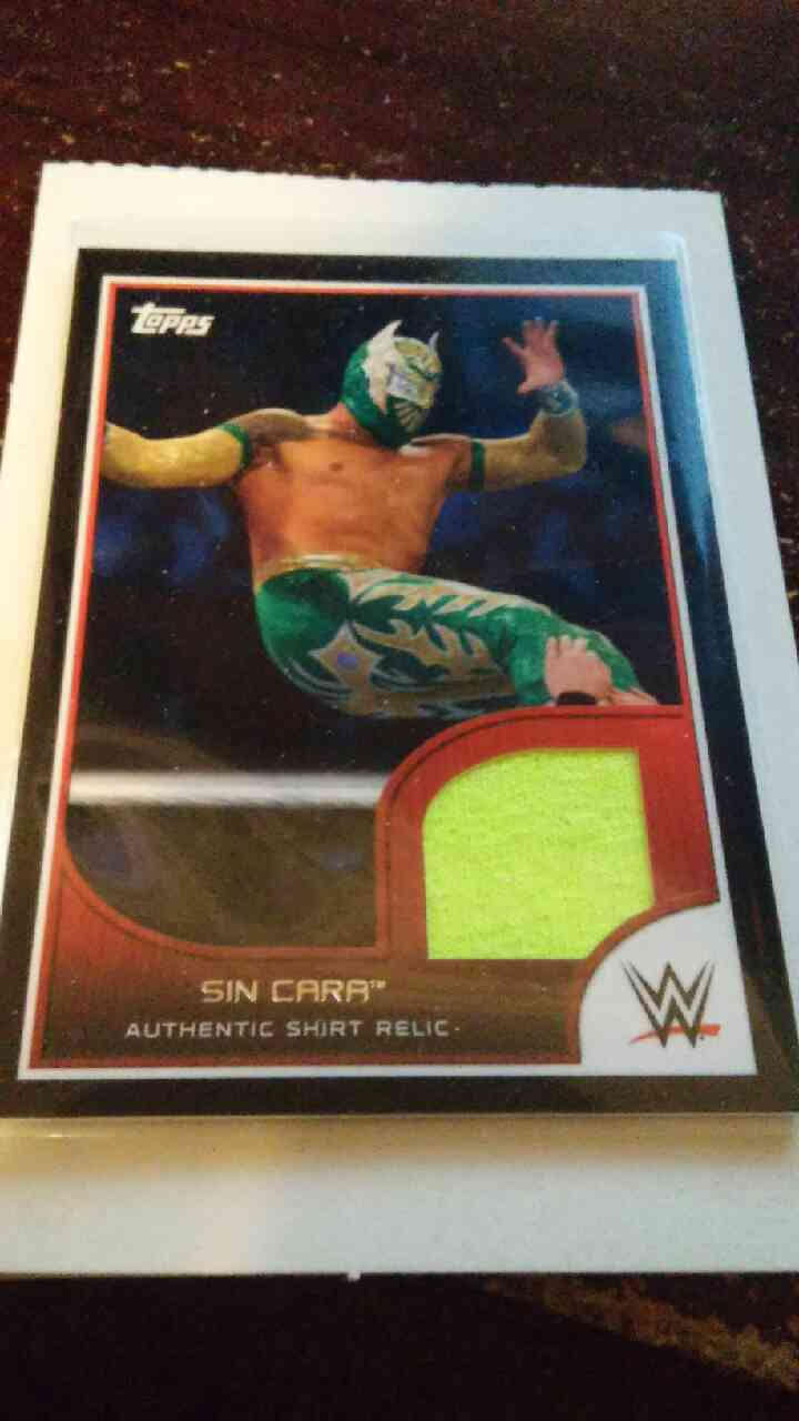 WWE Sin Cara 2016 Topps RTWM Event Used Shirt Relic Card SN 41 of 350