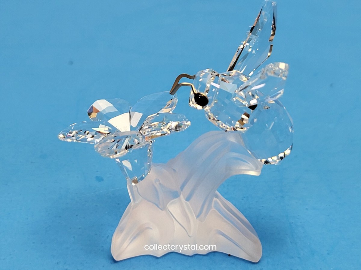 Swarovski Silver Crystal 7615 000 002 Bumblebee On Flower 166185