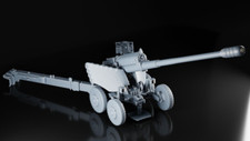 1:100 HO 2A36 giatsint 152mm russia ukrainian howitzer