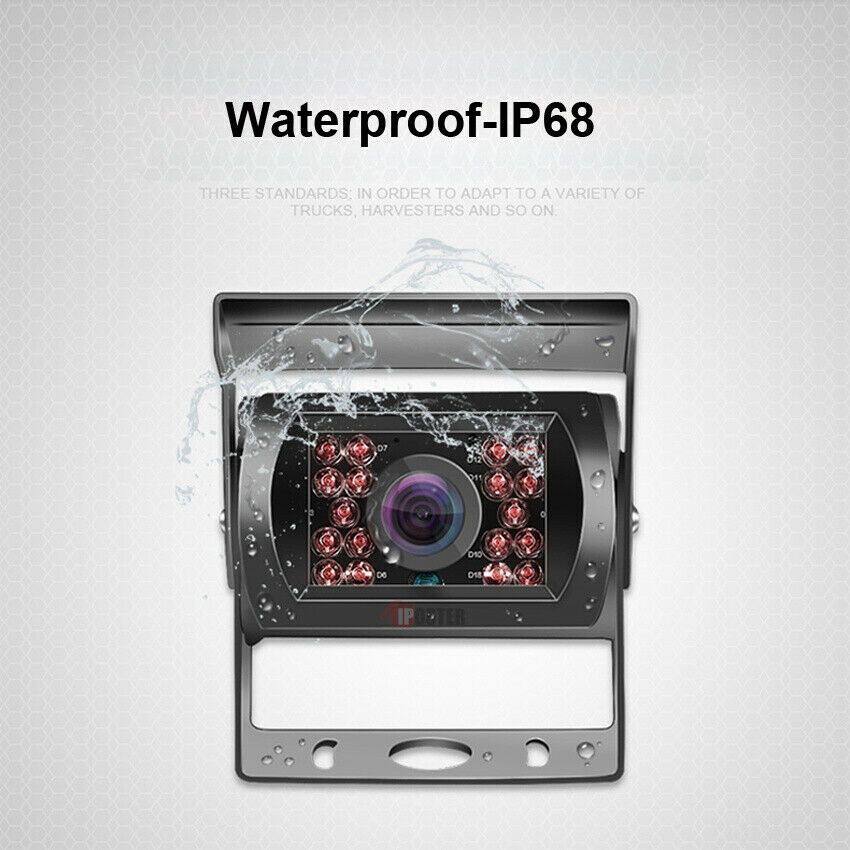 Rear View System 7 inch Car Monitor Backup Camera 4PIN Heavy Duty 12-24v Caravan