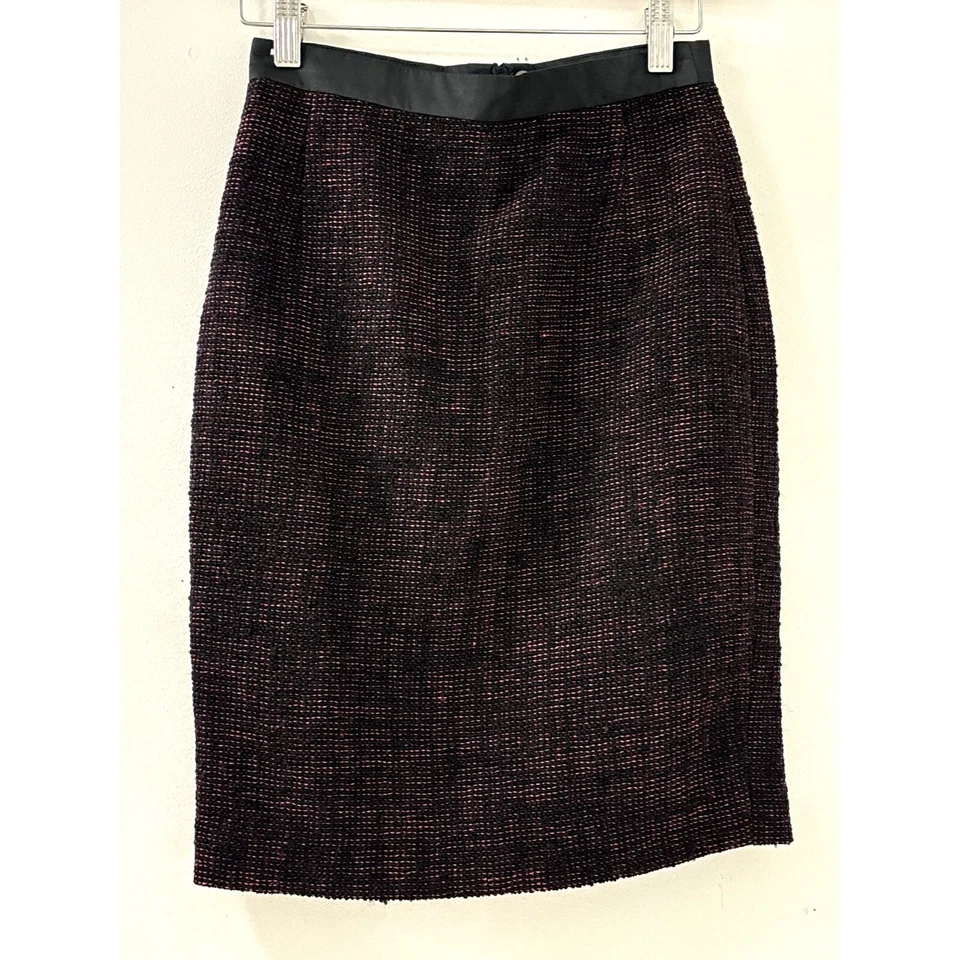 Conjunto Blazer Feminino Vintage Akris Punto Saia Mescla de Lã Tamanho 2 Dark Academia - Imagem 3 de 4