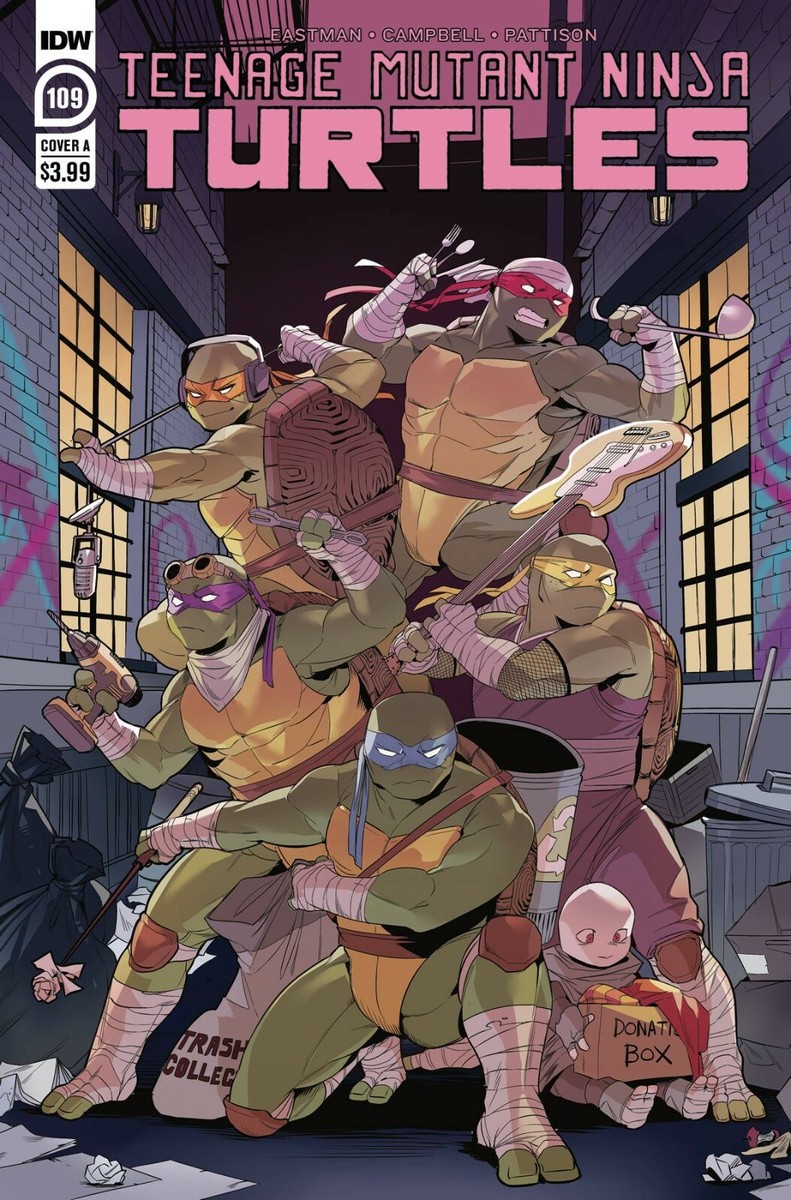 Teenage Mutant Ninja Turtles #139 1:10 Del Mundo Cover Variant IDW 2023