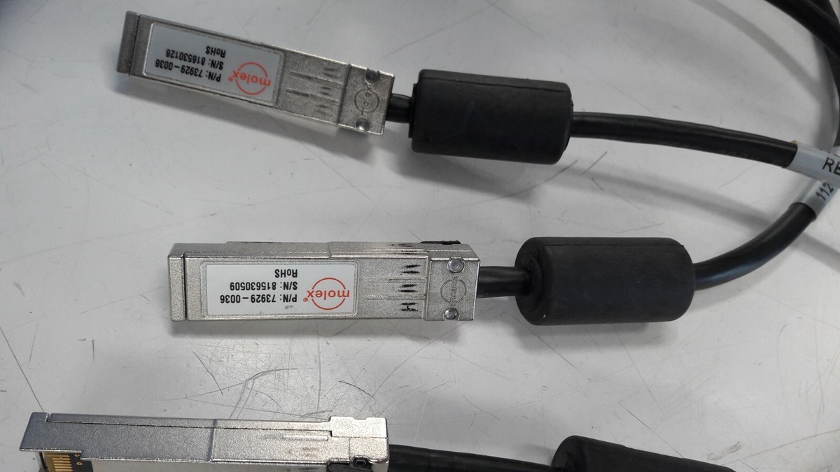 112-00639 NETAPP HA INTERCONNECT GBE SFP28S 25GB 0.5M NETWORK CABLE - Foto 3