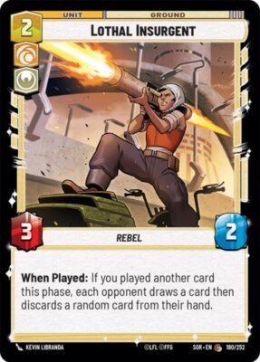 x3 Lothal Insurgent C Star Wars Spark of Rebellion M/NM