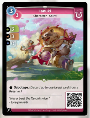 ALTERED TCG LYRA TANUKI ALTERNATE ART KICKSTARTER PHYSICAL+DIGITAL