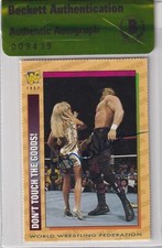 Marlena Signed 1997 WWF Magazine Rookie Card #116 BAS COA RC WWE Terri Runnels