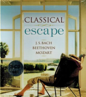 Classical Escape J.S.Bach/Beethoven/Mozart (CD, 3 Discs, Somerset) New Sealed