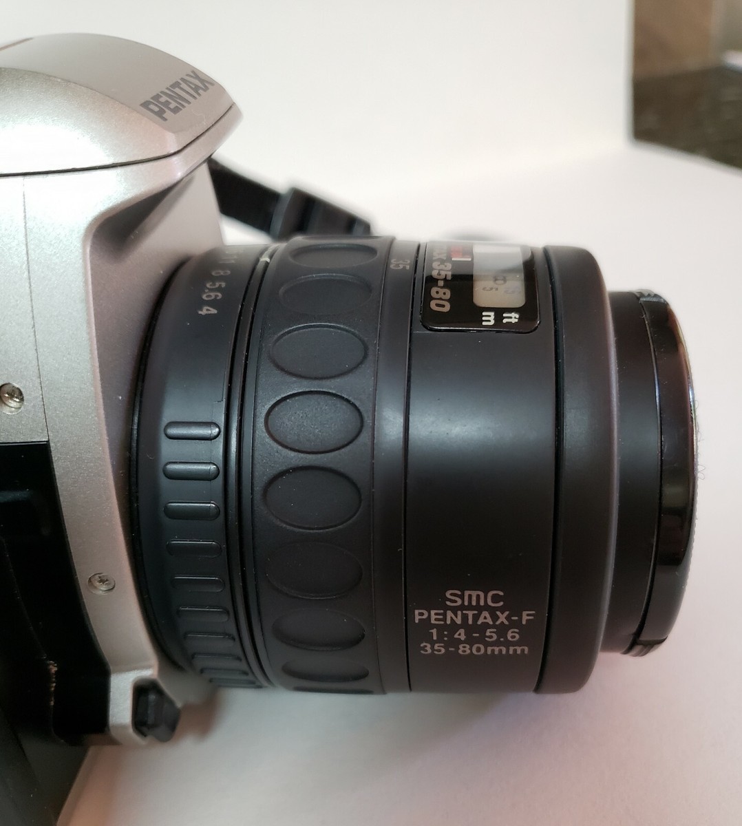 VINTAGE Pentax SLR ZX-50 Camera W/ 1:4-5.6 35-80 mm Lens | eBay