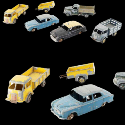 EPAVES camions voitures DINKY TOYS jouet ancien