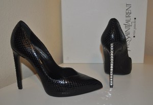 saint laurent snake heels