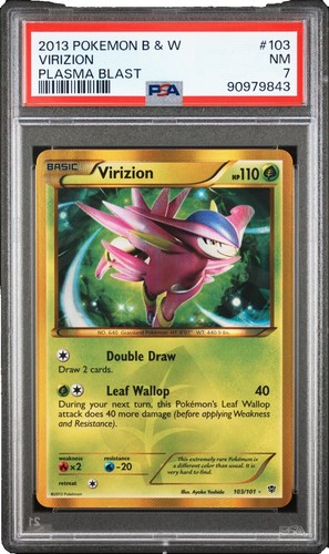 PSA 5 Iris #101 2013 Pokemon Black & White Plasma Blast 124317989