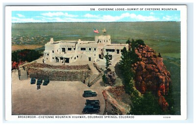 Broadmoor Cheyenne Mountain Highway Colorado Springs CO, Colorado Postcard