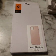 Spigen Thin Fit iPhone 14 Plus Case, Pink Sand, 