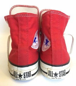 red high top converse size 4