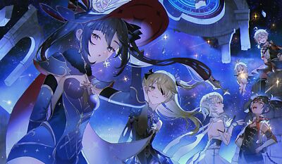 Anime Genshin Impact Mona Genshin Impact Fischl  Gaming Mat Desk 16894