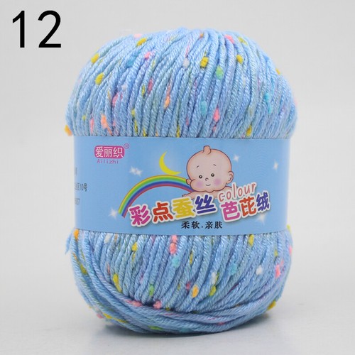 Fil En Laine Pêche À La Main En Coton Cachemire Tricot Crochet - Imagen 14 de 21