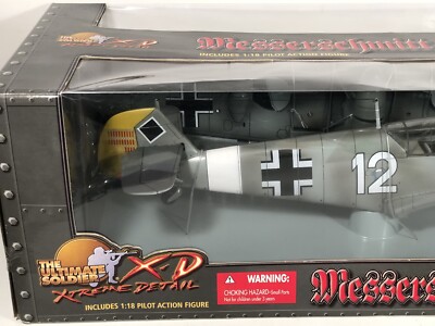 Vintage Ultimate Soldier WWII Messerschmitt German Military Plane