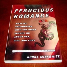 Ferocious Romance by Donna Minkowitz ARC Uncorrected Proof 1st Edition Rare