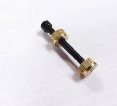 Blue Grip Screw + Brass Escutcheons Set for S&W K L Grips Smith & Wesson Some N