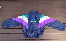 Vintage 90?s Adidas Equipment - Blue/Purple/White/GreenJacket - Size M