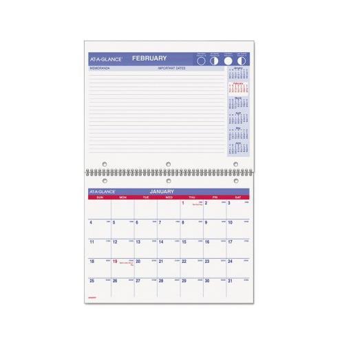at a glance monthly wirebound calendar aagpm17028 ebay