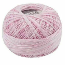 Lizbeth Egyptian Cotton Crochet Thread Size 20 Color 189 Pink Ice