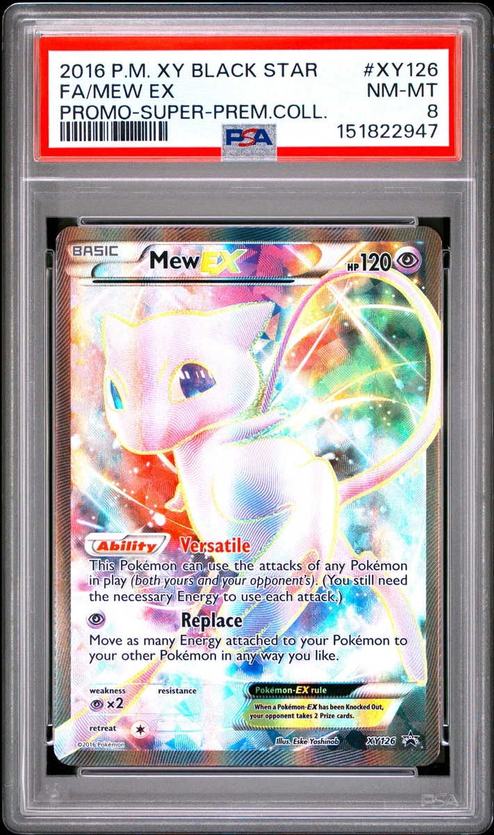 Pokémon TCG Grade 8 Mew Individual Collectible Card Game Cards for
