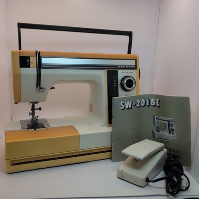 New Home SW-2018 Semi Industrial Zig-Zag Sewing Machine w/ manual Good condition