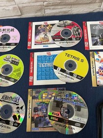 TETRIS Sega Saturn Game 11-Piece Set with Classic Titles and Spin-offs