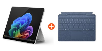 Microsoft Surface Pro (11. Edition) Copilot+ PC 13'' OLED 2in1 Platin Snapdrag...