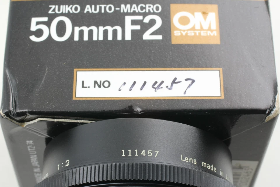 [Rare MINT in BOX] Olympus OM Zuiko Auto-Macro 50mm f/2 MF Lens JAPAN - Image 3 of 4