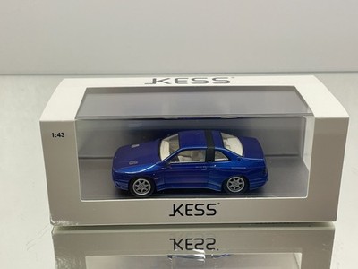 KESS KE43014023 MASERATI SHAMAL 1988 -BLUE MET. 1:43 rare color- GOOD IN BOX
