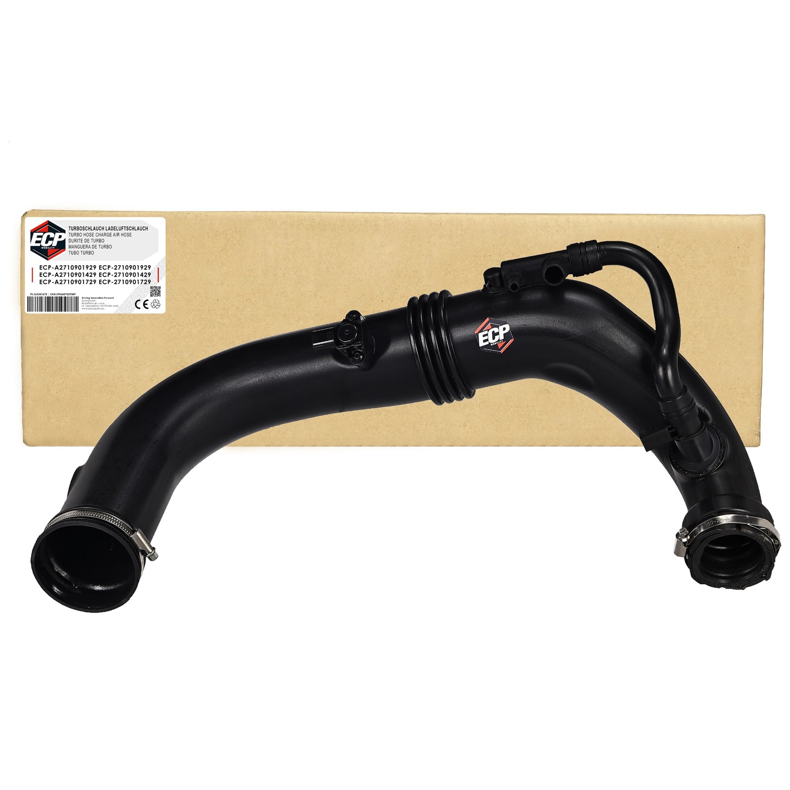 Tuyau d'admission air A2710901929 anti-fissure pour Mercedes S212 C207 S204 1.8 CGI et injection