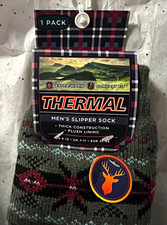 Orrsum Sock Co. Unisex Thermal Plush Lined Non-Slip Slipper Socks super soft!