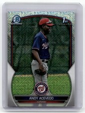 2023 Bowman Chrome #BCP-237 Andy Acevedo Prospects Mojo Refractor