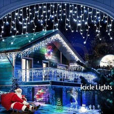 LED icicle lights outdoor curtain lights fairy string lights Christmas Day Light