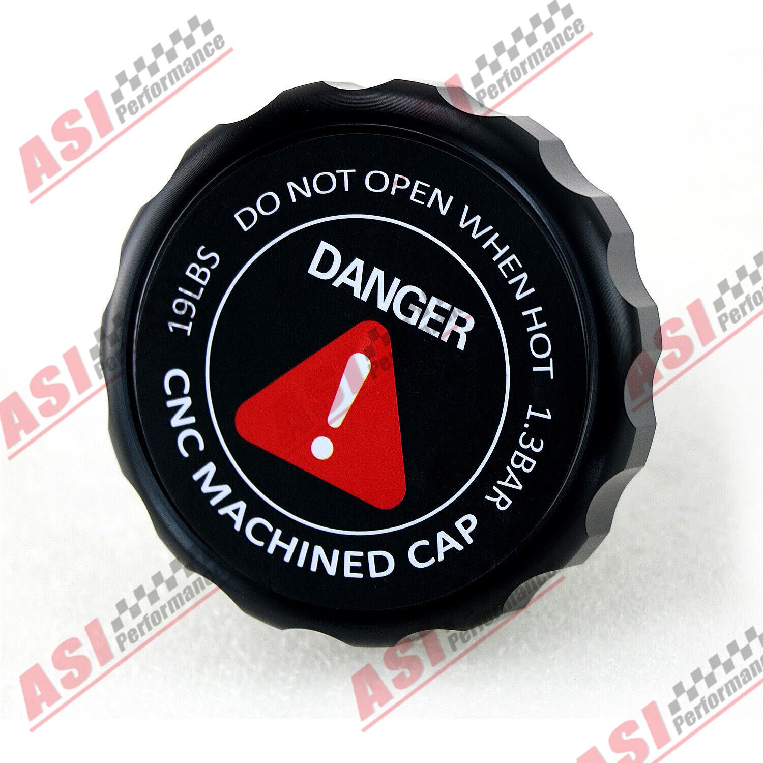 CNC Machined Screw On Aluminum Radiator For Cooler Cap 1.3 Bar Black 1pcs US