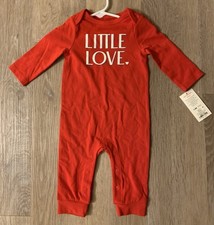  NWT Cat  Jack Boy's Size 3-6 Months Valentine's Outfit Say's " Little Love"