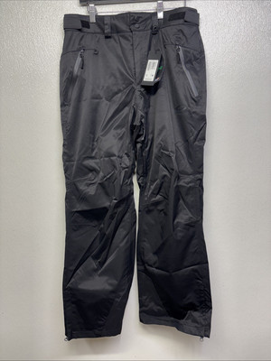 MENS OAKLEY CRESCENT SHELL 2L 10K PANT MEDIUM BLACK/BLACK #B4A