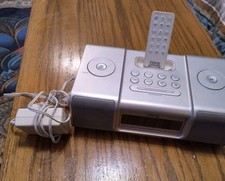 iHome iH9 Clock Radio Stereo Speaker System with iPod iPhone Dock Untested