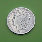 1884 P Morgan Silver Dollar - Philadelphia Mint - RAW Circulated - Solid Coin