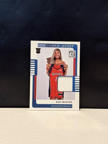 2025 WNBA DONRUSS KIKI IRIAFEN ROOKIE JERSEY MYSTICS
