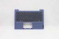 Lenovo Ideapad 1-11IGL05 Tastatur Handauflage Top Abdeckung HebräIsch Blau