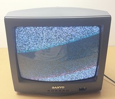 Sanyo 13" CRT TV DS13330 Tested Retro Gaming 2004 No Remote TESTED WORKS