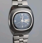 Vintage Seiko Automatic 7006-5000 Wristwatch Blue Dial 19 Jewels - FREE SHIPPING