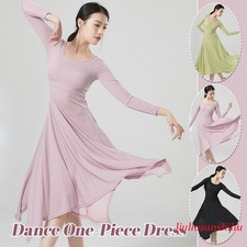 New Dance Dress Classical Dance Modern Dance Dress Solid Color Practice Dress